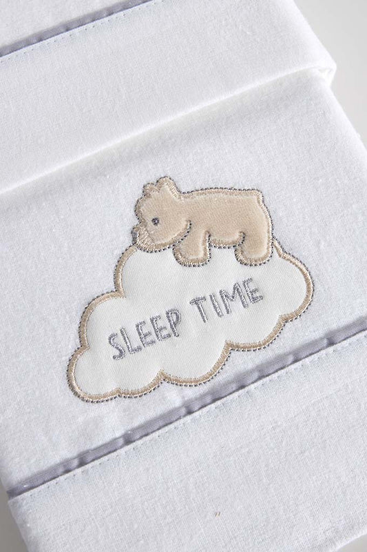 FLANELA sheet sets for Baby - Assorted Embroidery