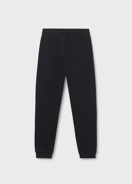 Calça algodão básica punhos Preto - Mayoral