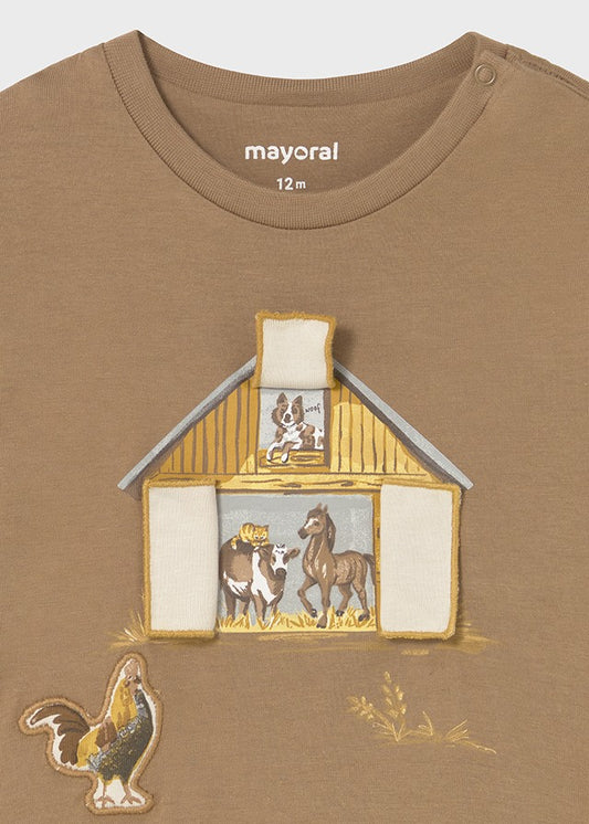 Camisola "play" granja Caramelo - Mayoral