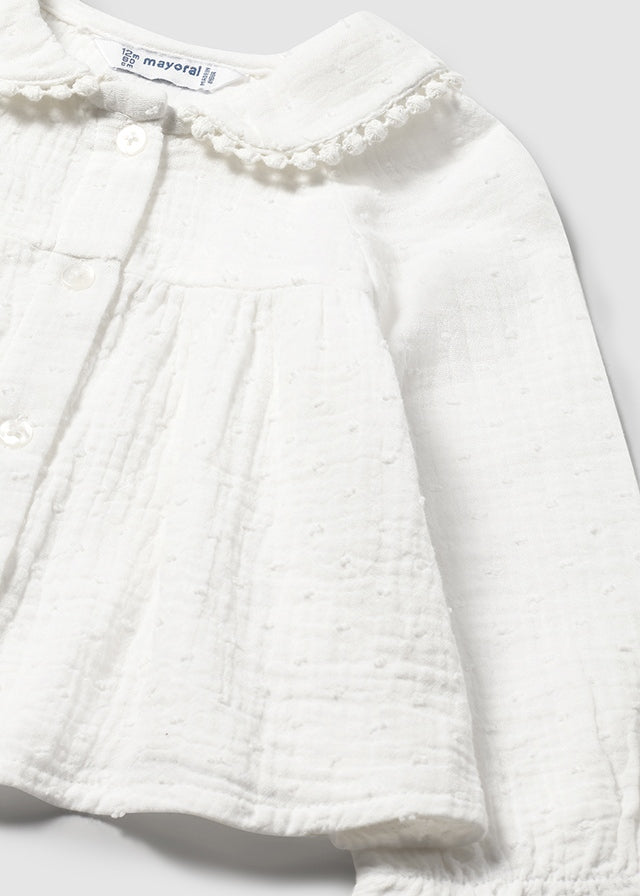 Blusa gasa plumeti Nata - Mayoral