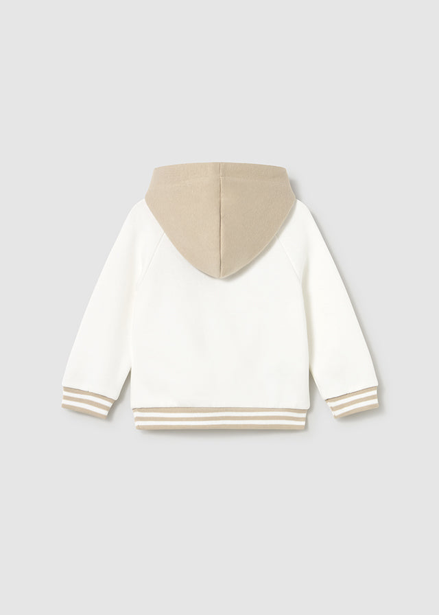 Sweat c/ carapuço Nata - Mayoral