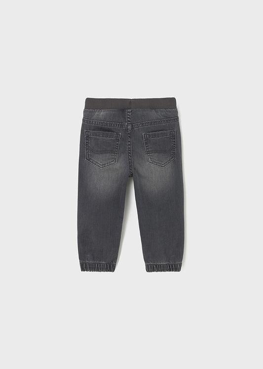 Calça soft denim jogger Cinza escu - Mayoral