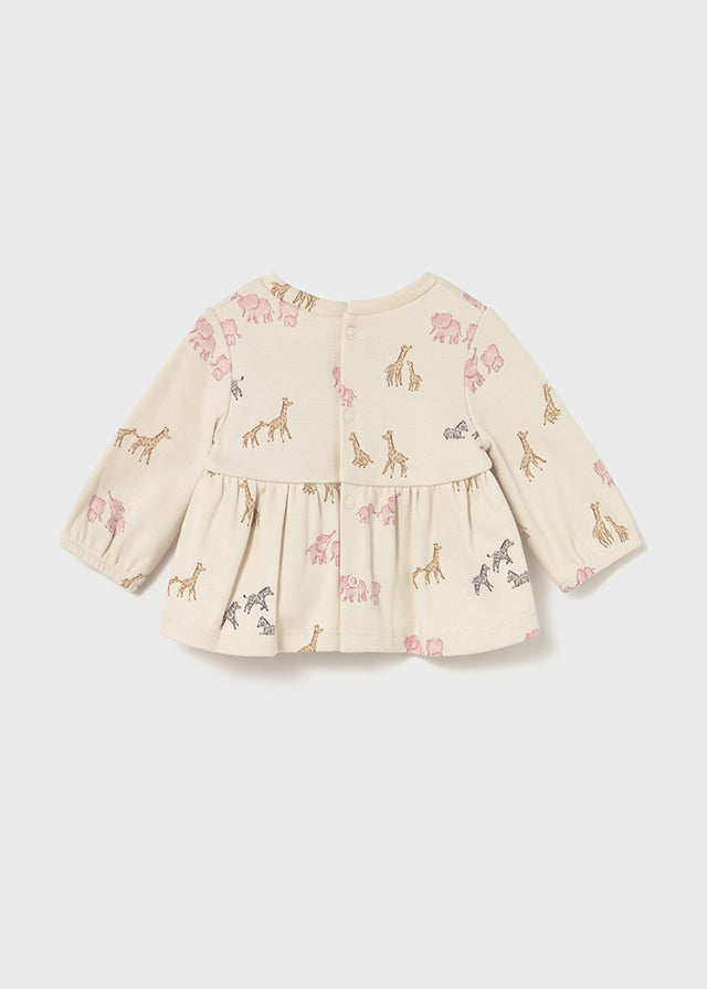 Conjunto 3 peças bebé menina - Mayoral Newborn - Orquídea