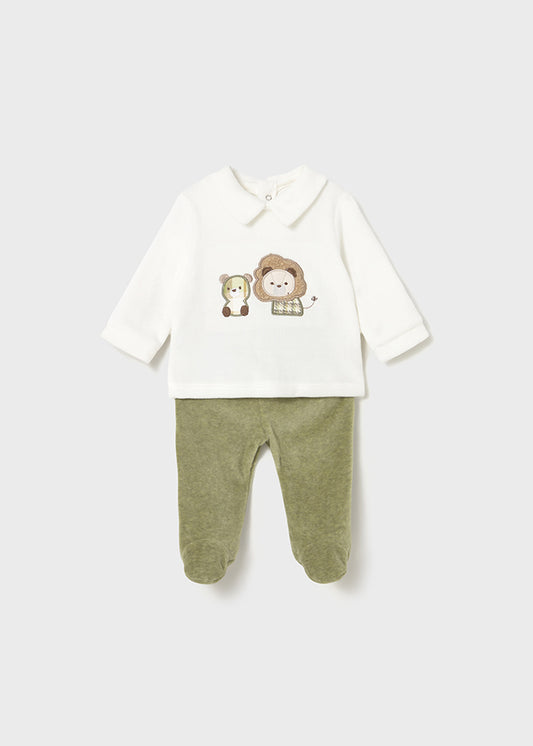 Conjunto 2 peças bebé - Mayoral Newborn - Basil vig