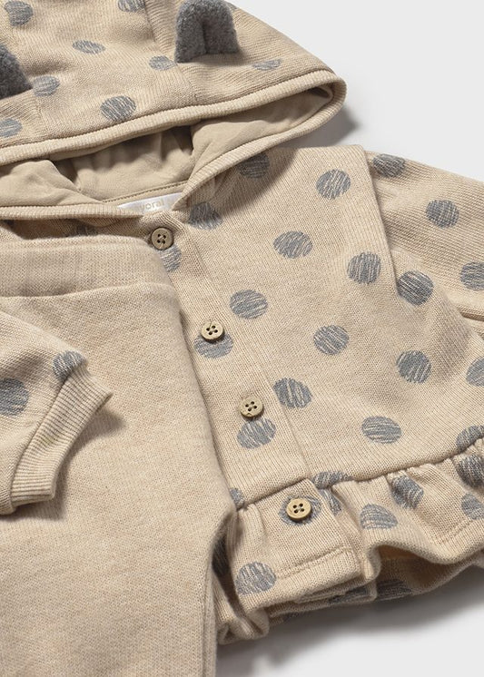 Fato treino malha 3 peças - Mayoral Newborn - Cereal vig