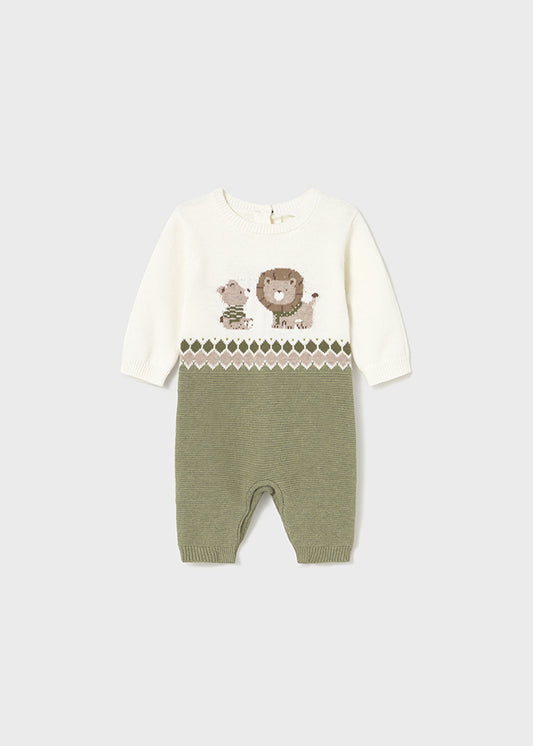 Fato de bebé tricô - Mayoral Newborn - Basil vig