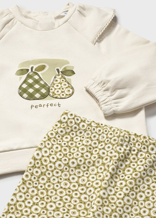 Conjunto leggings sweat Azeite - Mayoral