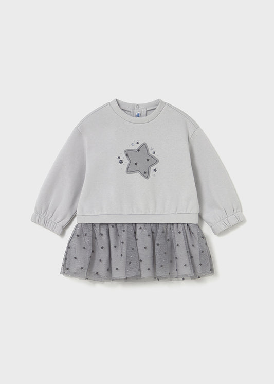 Vestido combinado tule Pérola - Mayoral