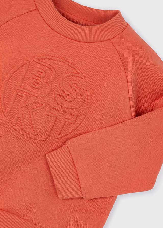 Sweat embossed Laranja - Mayoral