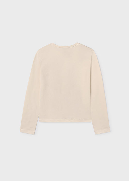 Camisola manga comprida bordada Macchiato - Mayoral