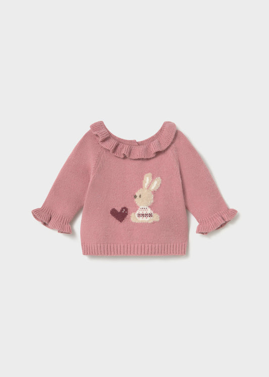 Camisola de malha greca bebé menina Mayoral 2366-49 Cipria
