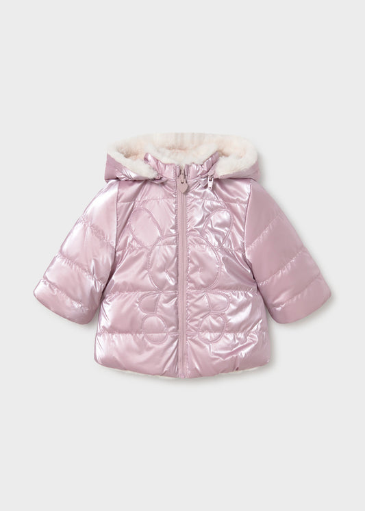 Blusão reversível bebé menina Mayoral 2401-85 Rosa malva