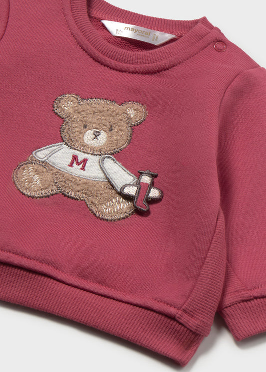 Sweat bebé menina Mayoral 2410-32 Ameixa