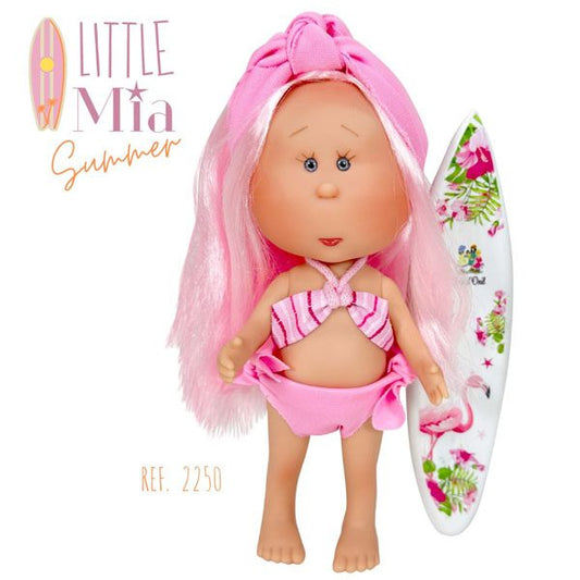 Boneca Little Mia Summer Rosa