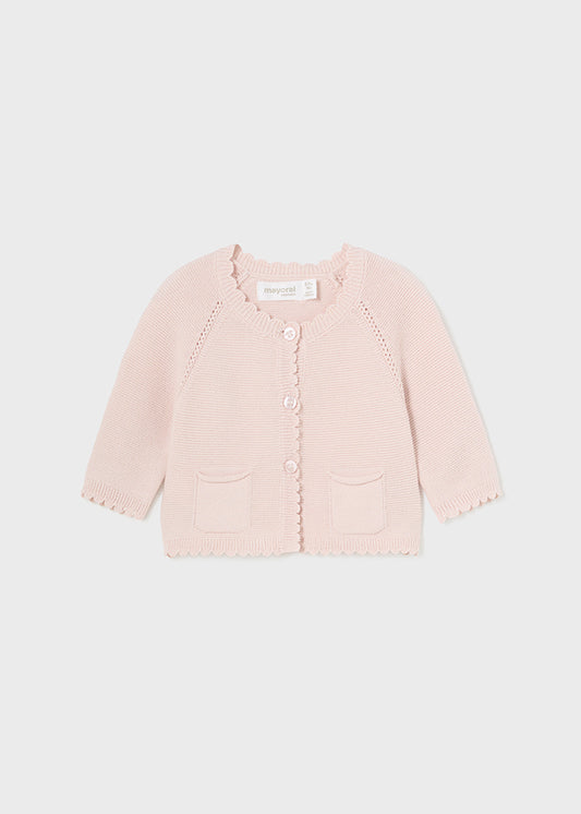 Nude knit coat
