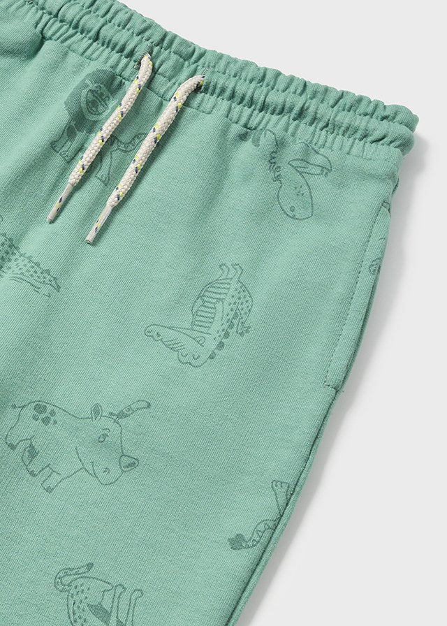 Eucalyptus printed baby sports pants