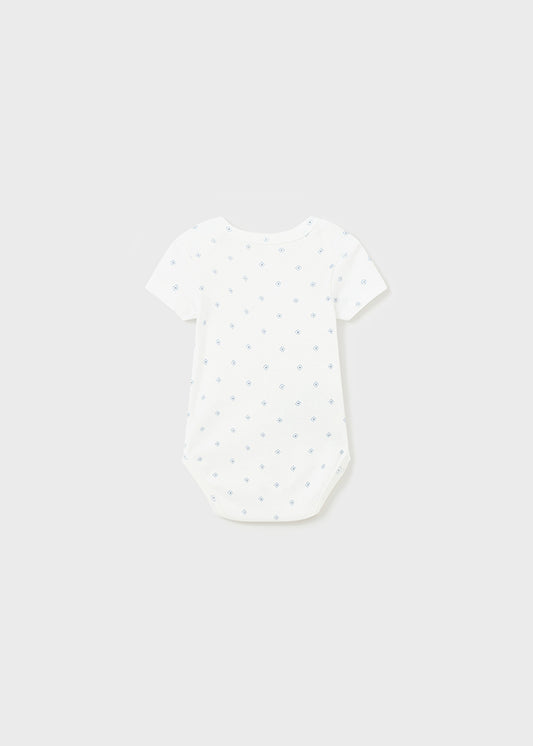 Pack prenda Babygrow, body e gorro Azul céu