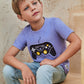 T-shirt relevo Better Cotton menino Lilás