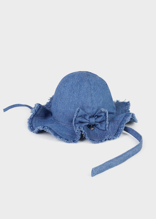 Blue denim hat