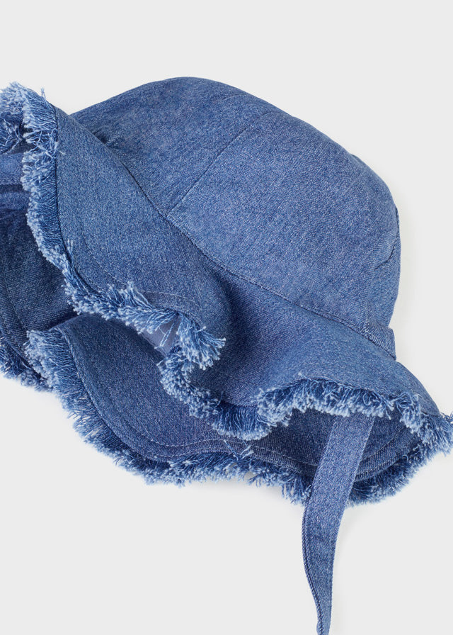 Blue denim hat