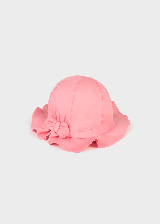 Better Cotton twill baby hat Peony