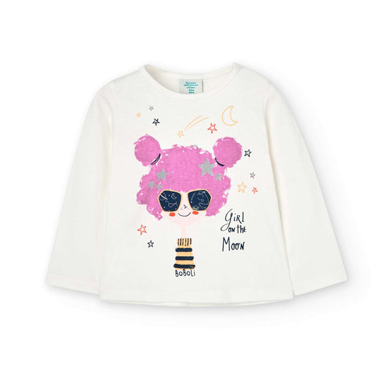 Camisola algodão boneca menina - Boboli