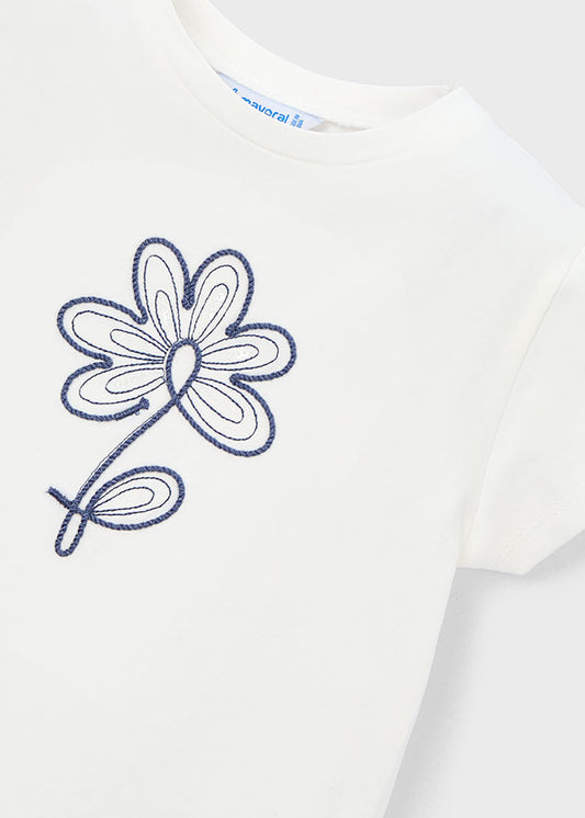 T-shirt básica - Crú - Mayoral