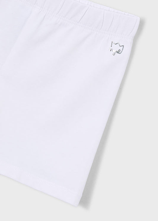 Calção de Algodão básico - Branco - Mayoral