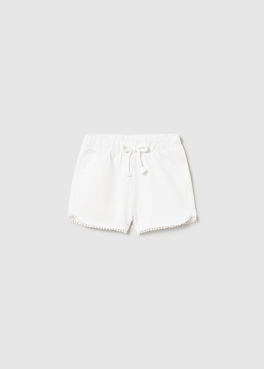 Calção algodão básico - Branco - Mayoral