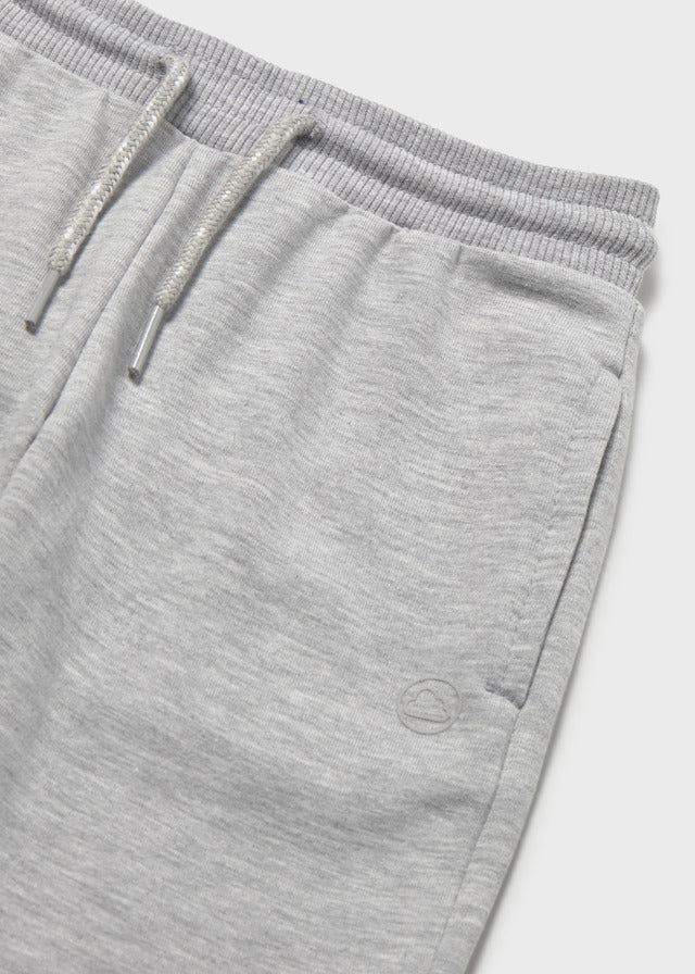 Calça algodão básica punhos - Cinza vig - Mayoral