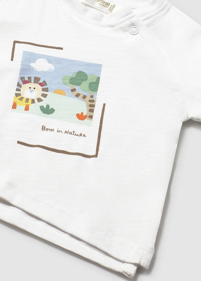 Set 2 T-shirts manga curta - Cor Mostarda - Mayoral