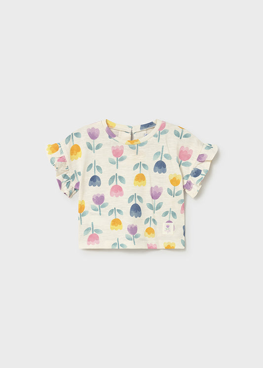 T-shirt estampada - Lilac - Mayoral