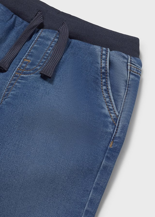 Calça soft denim jogger - Base - Mayoral