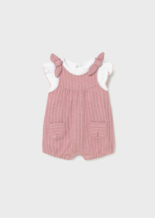 Conjunto saia de peito - Cor Rose - Mayoral
