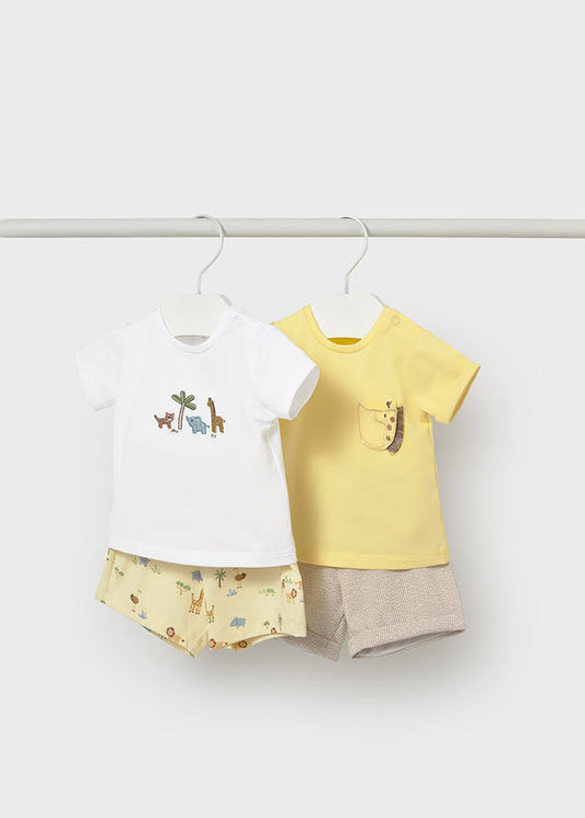 Conjunto algodão 4 peças - Cor Sunny - Mayoral