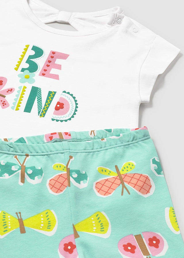 Conjunto leggings 3 peças - Esmeralda - Mayoral