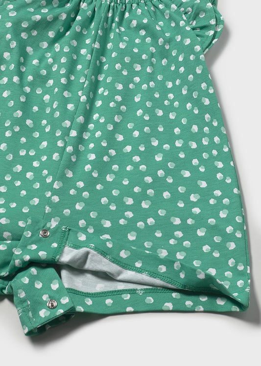 Macacão estampado - Esmeralda - Mayoral