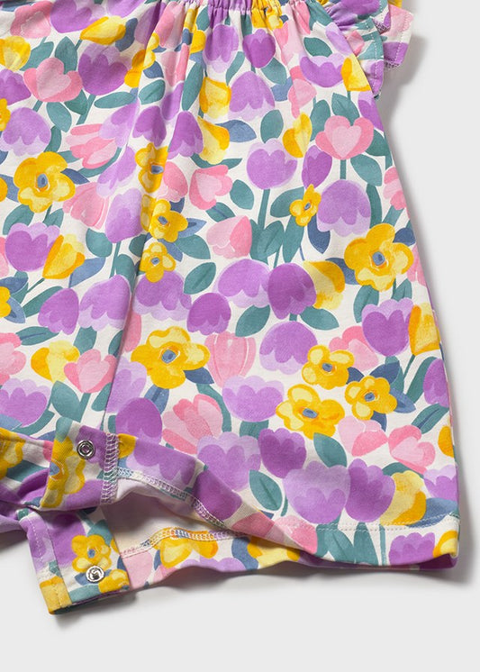 Macacão estampado - Lilac - Mayoral