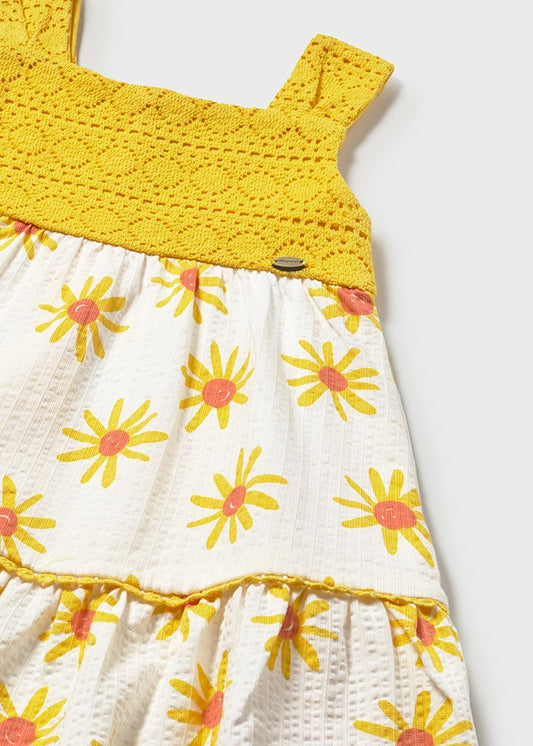 Vestido combinado guipur - Mimosa - Mayoral