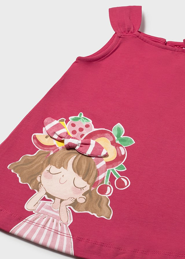 Vestido gráfica - Hibisco - Mayoral