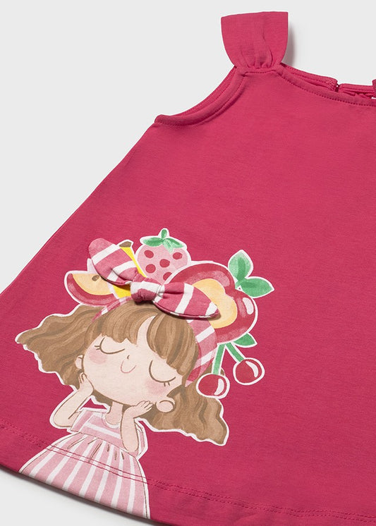 Vestido gráfica - Hibisco - Mayoral