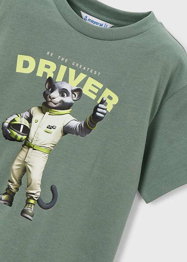 T´shirt driver - Verde - Mayoral