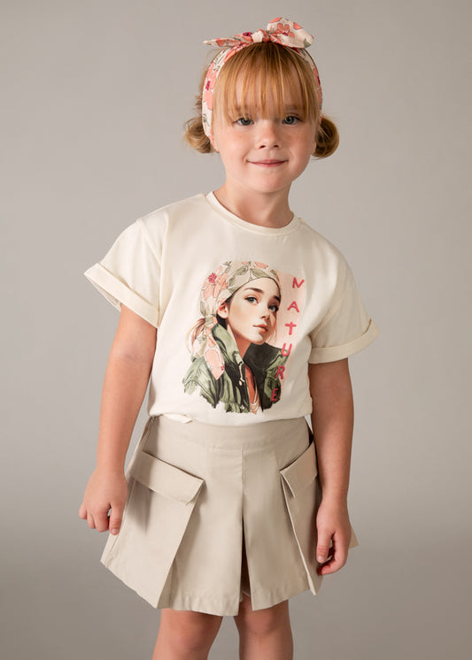 Saia calça - Areia - Mayoral