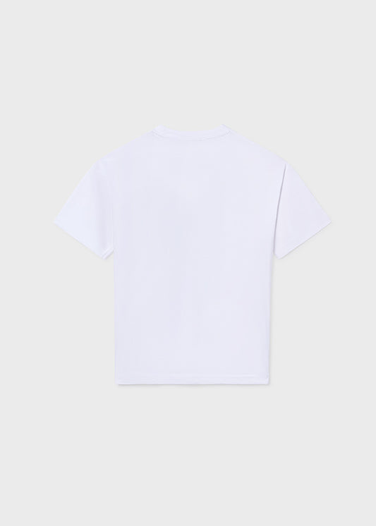 T´shirt print - Branco - Mayoral