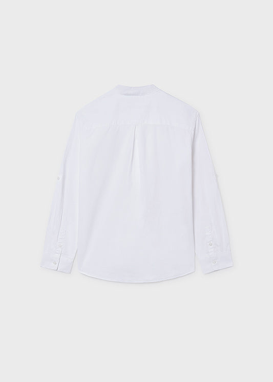 Camisa manga comprida - Branco - Mayoral