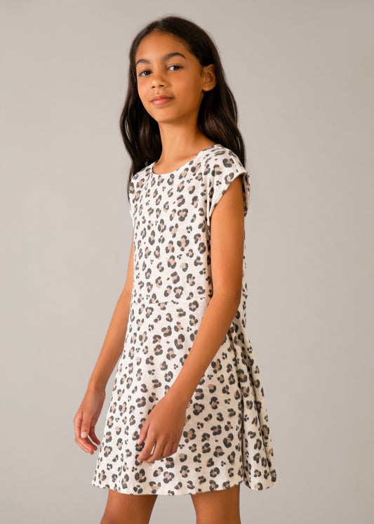 Vestido estampado - Osso - Mayoral