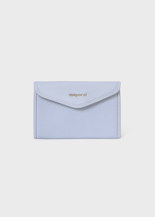 Blue document holder
