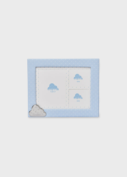 Sky blue photo frame
