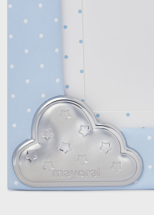 Sky blue photo frame