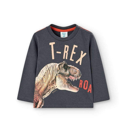 Camisola algodão T-rex menino - Boboli